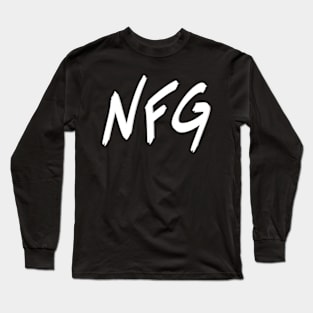 NFG White B Long Sleeve T-Shirt